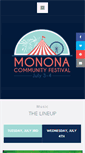 Mobile Screenshot of mononafestival.com