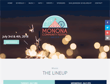 Tablet Screenshot of mononafestival.com